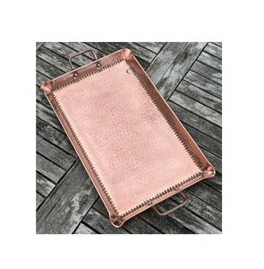 ถาดเสิร์ฟกาแฟทองแดงผลิตภัณฑ์ที่เป็นของแข็งถาดเสิร์ฟสินค้าขายดีถาดทองแดงโลโก้แบบกำหนดเองผลิตภัณฑ์แบบโบราณ - Product Image 4