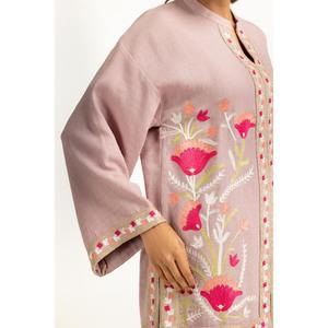 Conjunto de 2 Piezas Bordado en Yute Estilo Bohemio XS/XS IPST-55106 para Atuendos de Primavera/Verano - Product Image 5