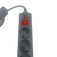 Wellsdiy Euro Type 6 prises 16A 250V avec interrupteur et protection contre les surtensions