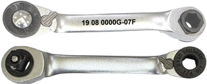 Herramientas ITA ODM OEM DIY, Mango de Trinquete Corto de Doble Extremo, 60T X 90mmL, Hecho en Taiwán - Product Image 2