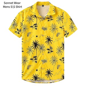 Camisas de manga corta con estampado AOP para hombre - Product Image 5