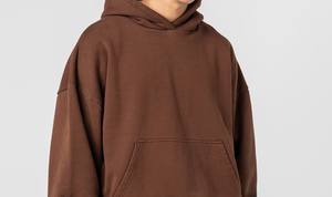 Sudadera con Capucha Unisex Extra Grande 100% Algodón para Invierno |   Sudadera Holgada Lisa con Estampado Personalizado - Product Image 2