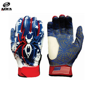 Gants de frappeur de baseball en cuir personnalisés OEM pour hommes, femmes et jeunes Produit personnalisable du fabricant - Product Image 4