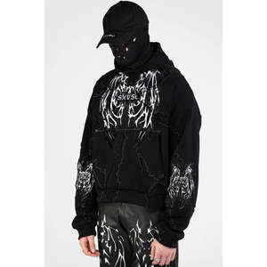 Haute qualité 2024 meilleur sweat à capuche pour hommes personnalisé vêtements décontractés meilleure vente thermique Streetwear sweats à capuche pour hommes fabriqués au Pakistan - Product Image 4