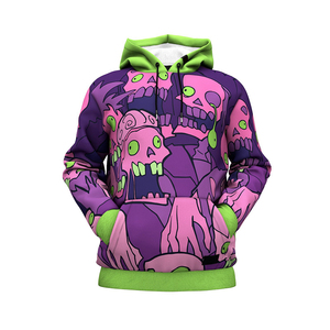 Sudadera con capucha de sublimación personalizada de primera calidad 100% sudaderas con capucha de sublimación de algodón para hombres Venta caliente al por mayor sudaderas con capucha de sublimación - Product Image 1