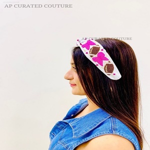 Diadema con cuentas, novedad de 2025, superventas, colección de diademas, accesorios para el cabello hechos a mano indios, bolas, diadema con cuentas personalizada - Product Image 6