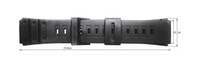 Bracelet de montre en caoutchouc 127F1 de haute qualité, classique, unisexe, noir, élastique, respirant, résistant à l'eau, sport, réglable, 18-20 mm, personnalisé