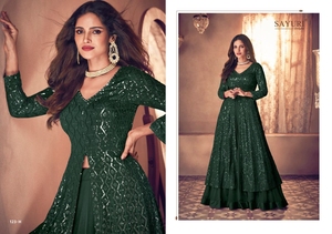Vêtements de mariage et de fête pour femmes, Georgette de qualité à l'exportation indienne Salwar Kameez du fournisseur et de l'exportation indiens - Product Image 5