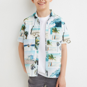 Short imprimé pour enfants, collection 100%, coton de haute qualité, en maille, respirant et durable, vente en gros - Product Image 5