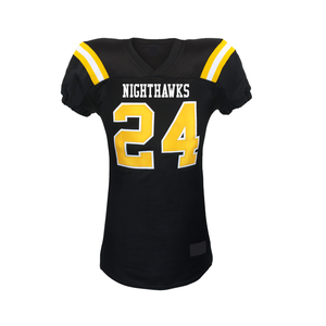 2025 camiseta de fútbol con logotipo personalizado Unisex 100% poliéster recién llegado uniforme de tamaño adulto servicio OEM disponible para corte automatizado - Product Image 1