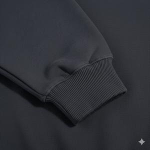 Sweat à capuche unisexe en polaire brodé avec logo personnalisé pour homme – Coupe régulière, vêtement de jogging épais - Product Image 3