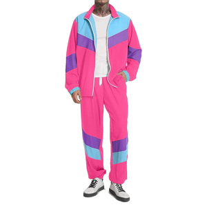 Conjunto Deportivo de Dos Piezas de Moda, con Estampado Moderno, de Secado Rápido, de Poliéster y Nailon, con Cremallera, Unisex, Cortavientos - Product Image 5
