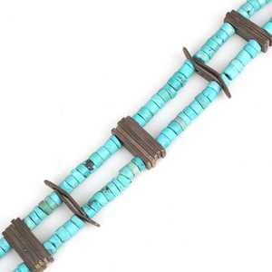 Turquoise Stone and <b>Silver</b> Crystal <b>Bracelet</b> Elegant <b>Bangles</b> for Women - Product Image 3