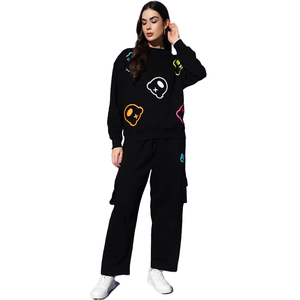 Concevez votre propre survêtement unisexe en coton avec sweat-shirt et pantalon Offre Spéciale - Product Image 2