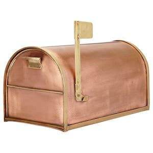 Boîte aux lettres en laiton massif avec finition antique, boîte aux lettres extérieure de luxe en laiton, boîte aux lettres vintage en laiton fabriquée à la main - Product Image 6