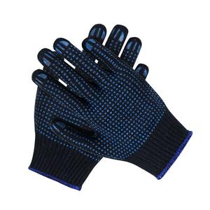 Gant en latex rouge économique Équipement de protection en tricot de coton Jardinage industriel Construction Sécurité Gants de travail - Product Image 6