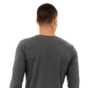 Camiseta de Jersey de manga larga unisex-Asfalto, 100% algodón Airlume, 4,2 oz - Product Image 6