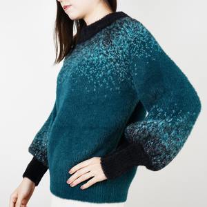 2025 Premium haute qualité femmes hiver chaud respirant laine pull personnalisé mince épaisseur avec Logo avant Position - Product Image 6