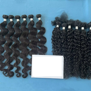 OEM Indian Remy Virgin Human <b>Hair</b> Bundles Straight <b>Body</b> <b>Wave</b> 100% Raw Donor <b>Hair</b> with Weave for Dyable/Bleachable Processing - Product Image 4