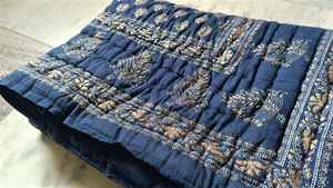 Couverture Rajasthani Gold Razai, couverture Jaipuri imprimée à la main - Product Image 3