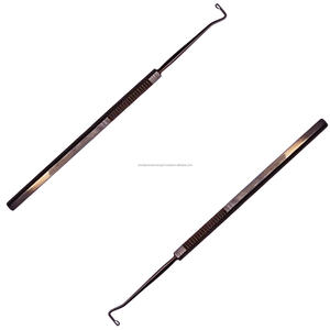 Instrumento Quirúrgico Oftálmico Jameson Muscle Hook con Punta Bulbosa Pequeña, Manual, de Acero Inoxidable, Kit Quirúrgico CE para Otorrinolaringología - Product Image 4