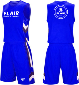 Ensemble de vêtements de basket-ball personnalisables de haute qualité pour hommes Hauts et shorts de sport respirants avec impression numérique Plus - Product Image 3