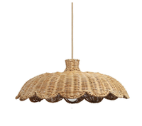 Nouveau Design Populaire Rotin Suspension Lampe Restaurant Bar Décoration Suspension Lampe Pour Café & Restaurant