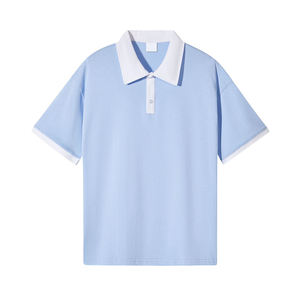 Nueva Camiseta Polo para Hombre, Manga Corta, Casual, Ajustada, de Color Sólido, Antiarrugas, de Secado Rápido, para Exteriores - Product Image 6