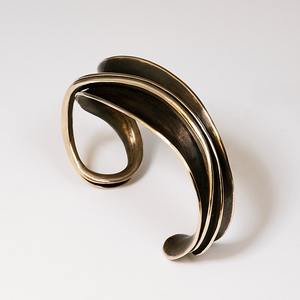 2010 brazalete de cobre de primavera, joyería de moda de verano de América del Sur para mujer, traje de pulsera de cobre mate cepillado oxidado, joyería - Product Image 5