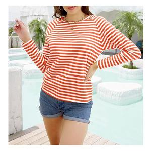 Bangladesh Fabricación Exportaciones Lujo Casual 100% Algodón Mujer Sudadera Raya Color Con Capucha Punto Mejor Venta Precio Fac - Product Image 4