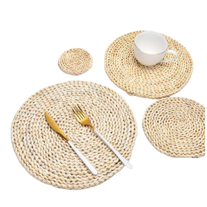 Mantel de mesa de alta calidad, resistente y adecuado, mantel aislado antideslizante con agua Hyacith, técnicas de punto de Material Natural - Product Image 6