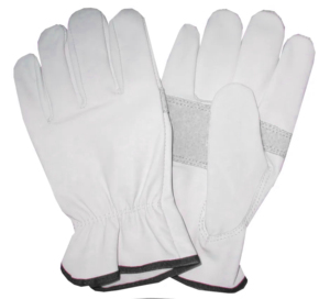 ถุงมือขับรถหนังแพะเสริมถุงมือหนังป้องกันมืออุตสาหกรรมถุงมือนิรภัยสำหรับงานก่อสร้างงานหนัก - Product Image 5