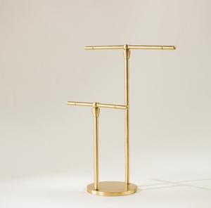 Support à bijoux en métal avec design rotatif, finition élégante et présentoir multi-niveaux pour l'organisation des bijoux - Product Image 5