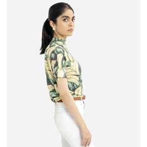 T-shirt à sublimation imprimé intégral pour femme, style décontracté, manches courtes, t-shirt à sublimation personnalisé - Product Image 5