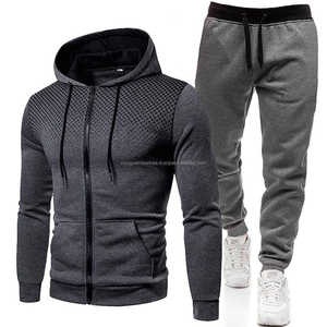 Vente en gros OEM Survêtement de gym pour hommes Noir Rose Ensemble de survêtements en molleton de coton pour hommes Jogger Suits Winters Survêtements unisexes - Product Image 2