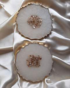 ชุดรองแก้วทำจากยางเรซินที่มีเอกลักษณ์มีรูปแบบนางฟ้า - Product Image 2