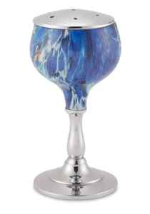 Nouveauté : Ensemble de quatre pièces en métal nickel martelé, comprenant un gobelet, un porte-bougie et un pot à épices, accessoires de vaisselle pour fournisseur juif - Product Image 3