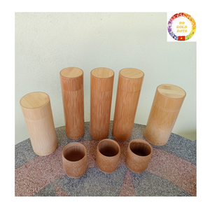 Vietnam Natural Bamboo Stainless Steel Thermos Bottle with Tea Infuser Eco Smart <b>Portable</b> <b>Vacuum</b> Flask - Product Image 6