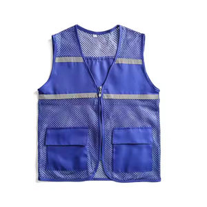 OEM Wholesale Work Wear Breathable Design Construction Clothing Safety Vest with Pockets 3-m Safety Vest Reflective Safety Vests - Product Image 3