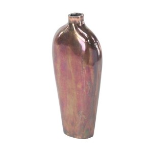 <b>vase</b> <b>Floor</b> <b>Vase</b> Aluminium ridescent Glazed Handforged is a handcrafted <b>vase</b> with an iridescent glaze - Product Image 3