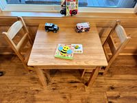 Vente en gros ensemble de meubles modernes pour apprendre à dessiner pour enfants table d'art en bois pour enfants avec chaises bureau d'étude