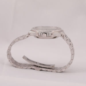 Hecho a mano Pass Diamond Tester Acero inoxidable Diseño personalizado Lab Grown Diamond Iced Out Hip Hop Reloj para hombres y mujeres - Product Image 4