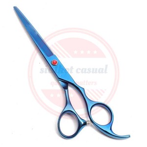 Ensemble de ciseaux en acier inoxydable 4 pièces | vente en gros professionnel amincissement chunker ciseaux droits et peigne avec étui - Product Image 3