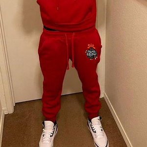 Conjunto Deportivo Unisex Navideño de Dos Piezas con Pantalones Jogger de Manga Larga, Talla XL, con Bolsillos, para Invierno - Product Image 5