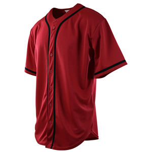 Camiseta de Béisbol de Alto Rendimiento que Absorbe la Humedad, Personalizada con Bordado, Uniforme Deportivo para Equipos de Béisbol - Product Image 3