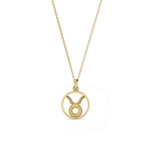 สร้อยคอราศีราศีพฤษภขนาด18นิ้วคุณภาพสูงจากผู้ผลิต2025 925จี้ชุบทองเงินสเตอร์ลิงเสน่ห์ที่ทันสมัย - Product Image 1