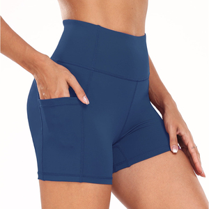 Pantalones cortos para mujer, cómodos, para levantar glúteos, Yoga, motorista, gimnasio, entrenamiento, pantalones cortos deportivos, nailon, Spandex, Control de barriga, pantalones cortos para mujer - Product Image 2