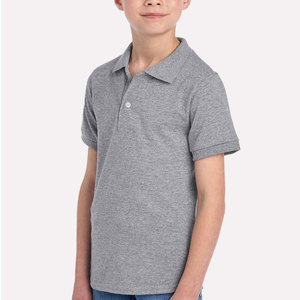 Chemise de golf active pour jeunes uniforme scolaire garçons Polo coupe classique confort Stretch manches courtes Pique Golf polos pour garçons - Product Image 4