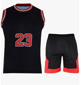 Conjunto de Uniforme de Fútbol para Hombre de 2 Piezas, Manga Corta, Secado Rápido, Transpirable, Poliéster/Algodón - Product Image 2