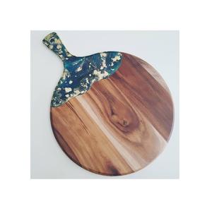 เขียงไม้อีพอกซี่เรซินทำมือสุดหรูสำหรับเตรียมอาหารกระดานไม้เรซินสุดหรูสำหรับทำอาหารทันสมัย - Product Image 1